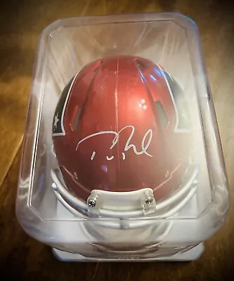 Tom Brady Autographed Flash Alternate Mini Helmet Fanatics Authenticated • $1199