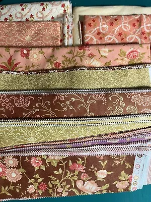 MODA Gypsy Rose By Fig Tree Quilts Jelly Roll 5.5 Coordinating Fabric NEW  • $65