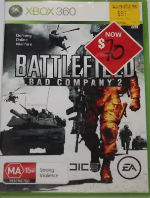 Xbox 360 Battlefield Bad Company 2 MA15+ Includes Manual • $6