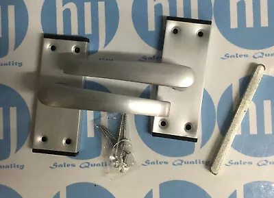 Aluminium Door Handle For Home/Office/Industrial SAA Contract Lever Latch X1Pair • £3.99