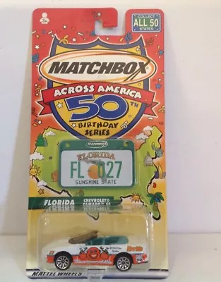 Matchbox Across America 50th Birthday Series - Florida Chevrolet Camaro SS NIP • $5