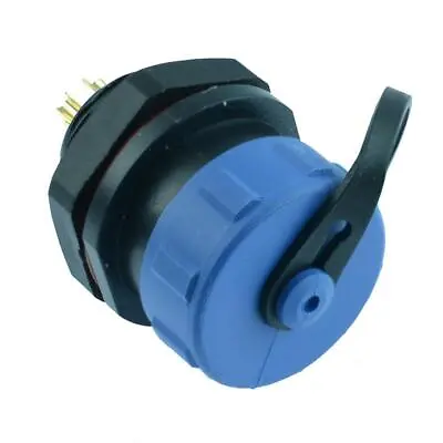 £3.89 • Buy 2 To 9 Pin M13 Waterproof Circular Cable Connector Male Female Socket Plug IP68