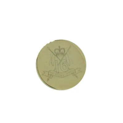 16th/5th The Queen's Royal Lancers Blazer Button • £3.95