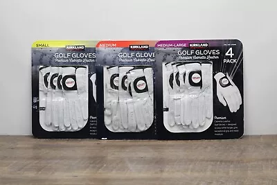 Kirkland Signature Premium Cabretta Leather White Golf Gloves (4pk) • $22.99