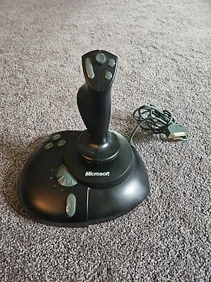 Microsoft Sidewinder Precision Pro Joystick W/USB Adapter • $10