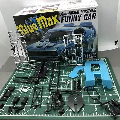 71 Mustang Funny Car Chassis W Halibrand Quick Change 1:25 MPC LBR Model Parts • $12.90