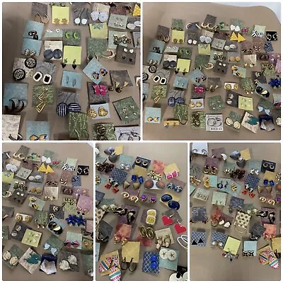 Vintage Costume Jewelry Lot Earrings 150+ Pair • $240