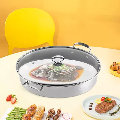 Steamer Cookware Fish Steamer Stainless Steel Pasta Pot/Stockpot Steaming Fish • $40.85