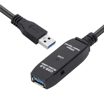 $36.27 • Buy USB 3.0 Extension Cable From Male To Female Conference Video Connection Cable