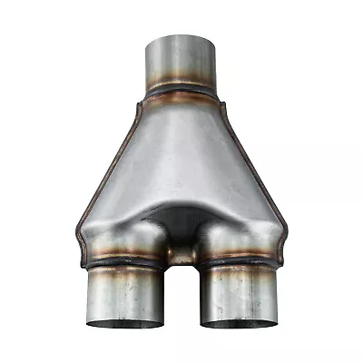 2.5” Single / 2.5 Dual Universal Stainless Steel Y Pipe Adapter Exhaust Pipe AUS • $45.99