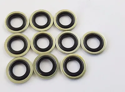 £7.33 • Buy 1/4  BSP Bonded Dowty Seal Self Centering Hydraulic Oil Seal Washer 1/4  BSP