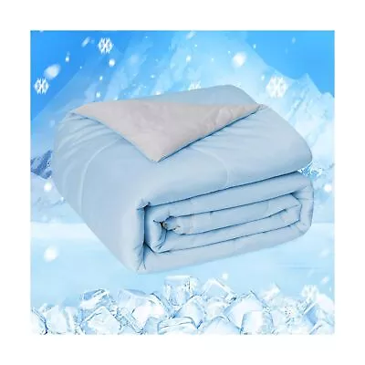 HOMFINE Cooling Comforter Japanese Double-Sided Arc-Chill Cold Tech Fabric Co... • $93.32