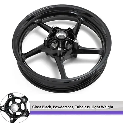 New Gloss Black 17x3.5'' Front Wheel Rim For Yamaha YZF R1 R6 03-14 R6S 06-09 • $139.99