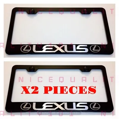 2X Lexus Stainless Steel Metal Finished License Plate Frame Holder • $21