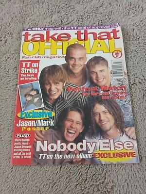 Take That Official Fan Club Magazine Issue 7 1995 Nice Condition Posters (tb11) • £9.99