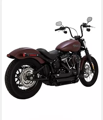 Vance & Hines - 47233 - Shortshots Staggered Exhaust System Black • $600