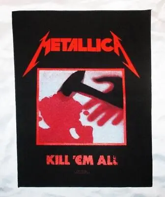 Metallica Kill Em All Large Back Patch Heavy Metal • $14.36