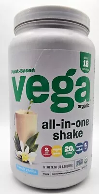 Vega One Organic All In One Plant Protein Powder French Vanilla 24.3 Oz Exp 1/25 • $65