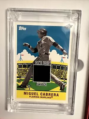 MIGUEL CABRERA 2022 JERSEY FUSION GAME USED SWATCH *2007 Topps 2003 Jersey • $7.99