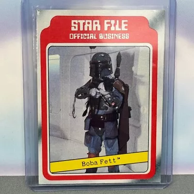 1980 Topps STAR WARS Empire Strikes Back Star File: Boba Fett RC #11 • $6