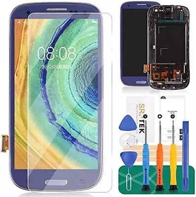 For Samsung Galaxy S3 I9300 I9301 I535 LCD Touch Screen Digitizer Display+Frame • $24.51