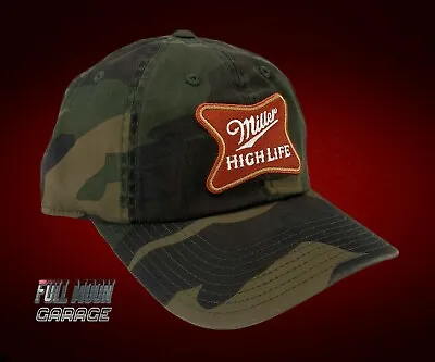 New Miller High Life Camo Beer Vintage Retro Men's Strapback Cap Hat • $25.95