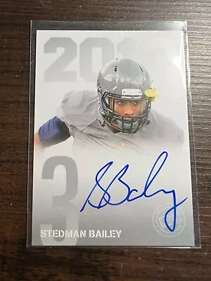 A79281 - 2013 Press Pass Autographs Silver #SB Stedman Bailey • $4.50