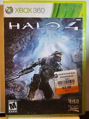 Halo 4 (Microsoft Xbox 360 2012) CIB Complete!!! • $5