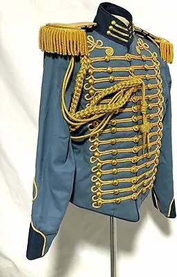 Ceremonial Gold Braiding Hussar Jacket Fringes Gold Epaulettes With Aiguillette • $150