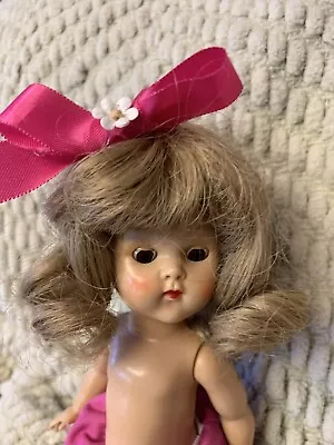 Beautiful Ginny Doll Wearing A Wig Made For Ginnyginger Virga Dolls (no Doll) • $12.99