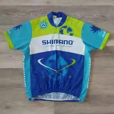 Vintage Shimano Men's Cycling Jersey Size XXL • $22.49