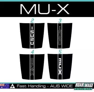 2013-2023 Isuzu MU-X Bonnet Stripes Decals Stickers  Decal Sticker MUX • $129