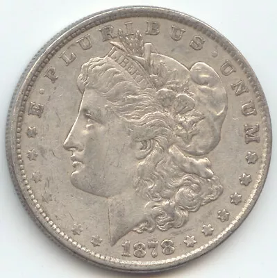 1878 8TF Morgan Silver Dollar 8 Tail Feathers VAM-14.10 Original XF-AU • $99