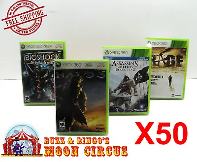 50x Xbox 360 Cib Game - Clear Plastic Protective Box Protector Case Sleeve  • $39.98