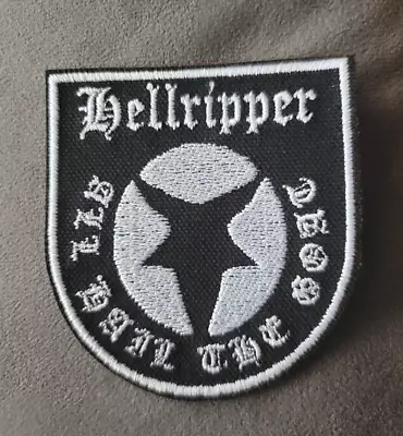 Hellripper - All Hail The Goat Logo Embroidered Iron On Patch (Midnight) • $6.50