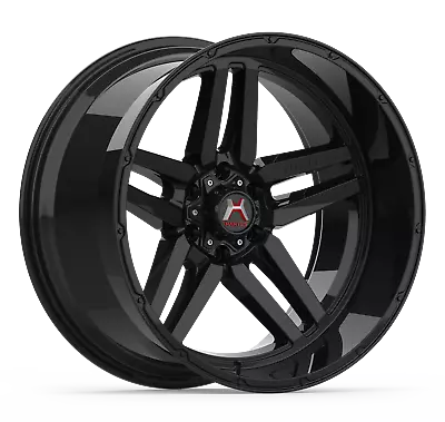 20 Inch Wheels Fits FORD EVEREST 20x10 HARTES METAL SAVAGE Gloss Black ET -18 • $594