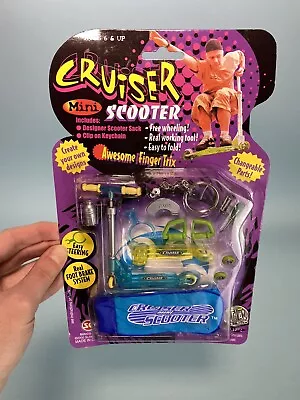 NEW Cruiser Mini Scooter Toy Keychain Vintage 2000 New NIP Fingerboard RARE • $12.54