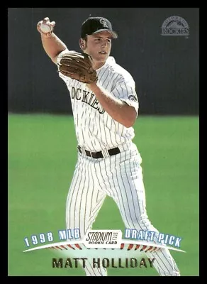 1999 Topps Stadium Club Matt Holliday SP Rc #341 • $3.69