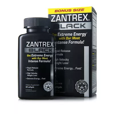 NEW Zantrex Black Rapid Release Weight Loss Supplement 84 Capsules • $19.99