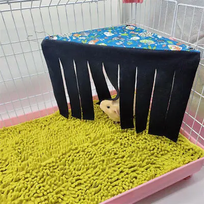 Rat Cage Accessories Hamster Tent Hedgehog Bed Guinea Pig Cozy Hideout • $14.80