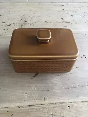 Vintage Hornsea Saffron Butter Dish • £22.50