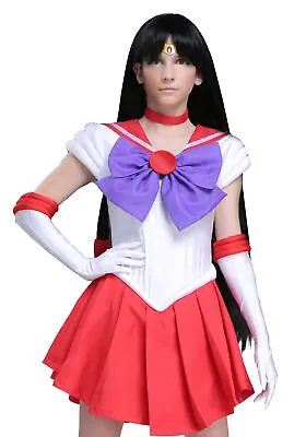 $19.98 • Buy Sailor Moon Sailor Mars Wig For Adults