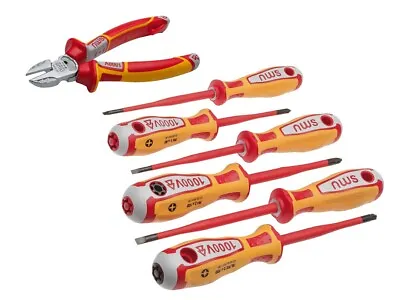 Nws Vde Plier & 7pcs Slimline 3k Screwdriver Set (nws-s7-4) • £71.28