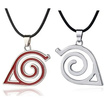 Naruto Shippuden - Anime Manga - Konoha Leaf Village Symbol - Necklace Pendant • £3.39