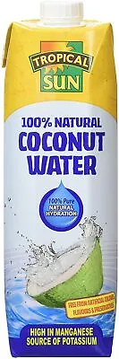 Coconut Water 100% Natural Refreshing Naturally Still - 1L X 6 (MULTIPACK)  • £20.99