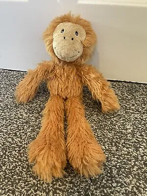 M&S Cheeky Monkey Plush Soft Toy Comforter Marks And Spencer Soother Doudou • £11.50