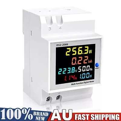 Single-Phase Electricity Meter AC Voltage Current Power Frequency Energy Meter • $29.99