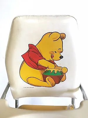 Vintage Winnie The Pooh Bear High Chair Cartoon Chrome Childrens Booster Seat 60 • $249.95