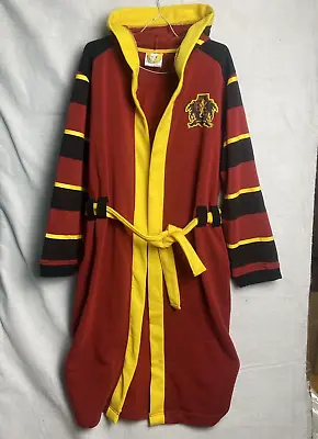 Harry Potter Red Gryffindor Quidditch Robe Fleece Unisex Adult Women's Size S/M • $38.77