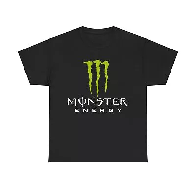 Monster Energy Gaming Racing Sports T Shirt Black Adventure Heavy Cotton Tee • $19.77